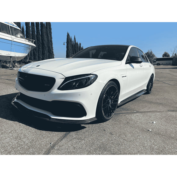 W205 C63 Carbon Fiber Side Skirts