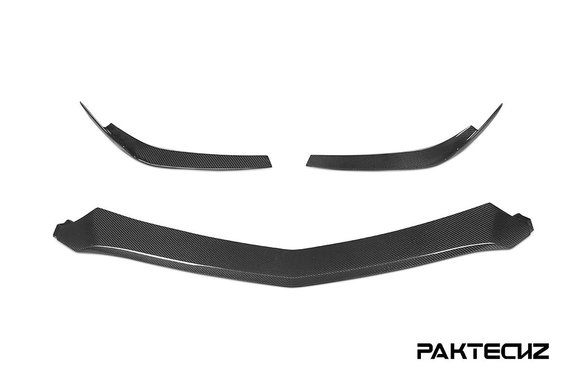 Paktechz Carbon Fiber Front Lip Ver.1 for Mercedes benz AMG GT/GTS C190 2015-2017-10