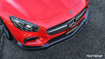 Paktechz Carbon Fiber Front Lip Ver.1 for Mercedes benz AMG GT/GTS C190 2015-2017
