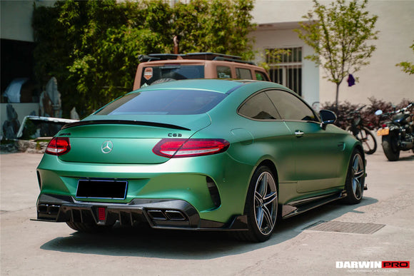 2015-2021 Mercedes Benz C63 / C-Class Coupe IMP Style Carbon Fiber Side Skirts