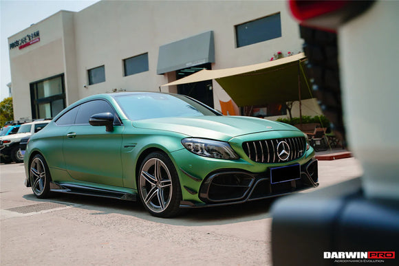2015-2021 Mercedes Benz C63 / C-Class Coupe IMP Style Carbon Fiber Side Skirts
