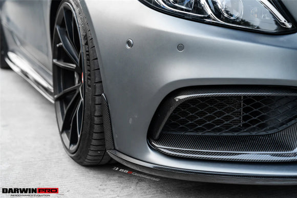 2015-2021 Mercedes Benz W205 C63/S AMG Coupe BKSS Style Carbon Fiber Front Lip