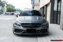 2015-2021 Mercedes Benz W205 C63/S AMG Carbon Fiber Front Canards-13