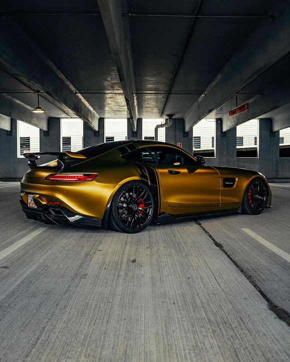 Paktechz Carbon Fiber Rear Diffuser Ver.1 for Mercedes benz AMG GT GTS C190 2015-2021