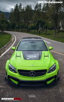 2015-2021 Mercedes Benz W205 C63/S AMG Sedan IMP Style Partial Carbon Fiber front bumper-8