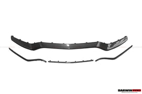 2015-2021 Mercedes Benz W205 C63/S AMG Carbon Fiber Front Bumper Trim Set (4pcs)