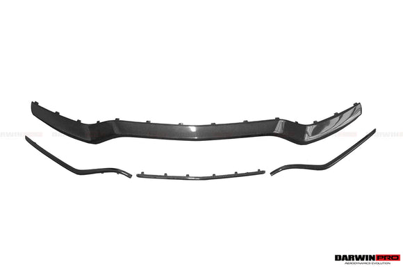 2015-2021 Mercedes Benz W205 C63/S AMG Carbon Fiber Front Bumper Trim Set (4pcs)