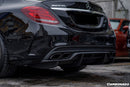 2015-2021 Mercedes Benz W205 C63/S AMG Sedan PS Style Rear Diffuser-10