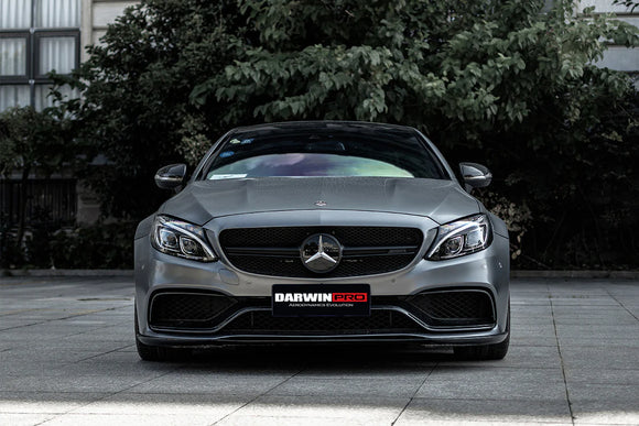 2015-2021 Mercedes Benz W205 C63/S AMG Coupe BKSS Style Carbon Fiber Front Lip