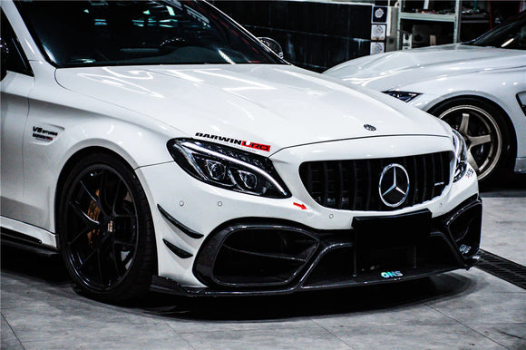 2015-2021 Mercedes Benz W205 C63/S AMG Coupe IMP Style Partial Carbon Fiber Front
