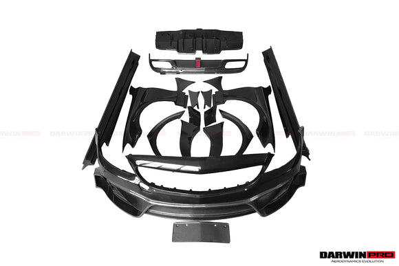 2019-2021W205 C63/S AMG Sedan IMP Style Partial Carbon Fiber Full Body Kit