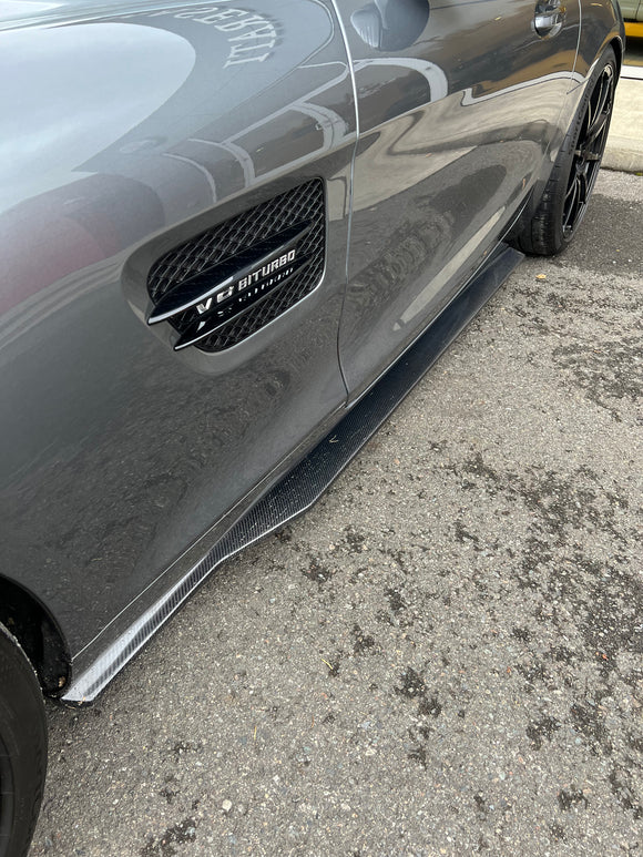 Carbon Fiber side skirts for Mercedes Benz AMG GT / S / C