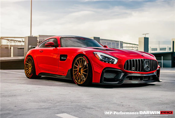 2015-2022 Mercedes Benz AMG GT/GTS IMP Style Partial Carbon Fiber Side Skirts