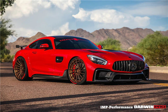 2015-2022 Mercedes Benz AMG GT/GTS IMP Style Partial Carbon Fiber Side Skirts