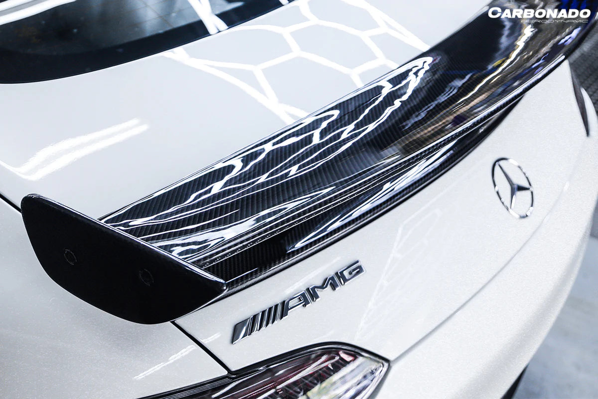 2015-2020 Mercedes Benz AMG GT/GTS/GTC RZS Style Carbon Fiber Trunk Spoiler-3