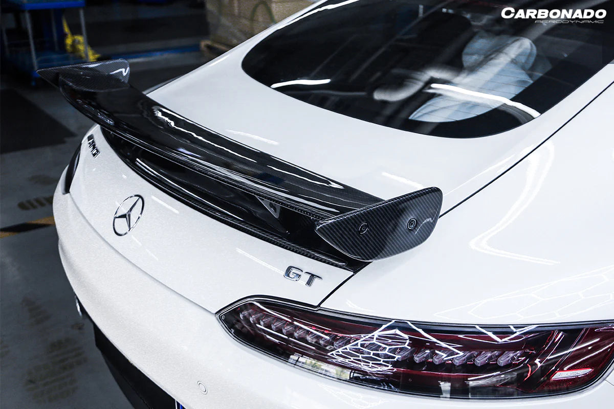 2015-2020 Mercedes Benz AMG GT/GTS/GTC RZS Style Carbon Fiber Trunk Spoiler-4