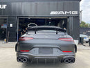 SD Carbon B Style Pre-preg Carbon Fiber Rear Diffuser for Mercedes Benz AMG GT50 GT53 4 Door X290 2019-ON-3