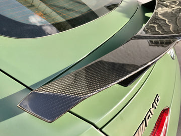 SD Carbon B Style Pre-preg Carbon Fiber Rear Spoiler Wing for Mercedes Benz AMG GT50 GT53 GT63 GT63S 4 Door X290 2019-ON - 0