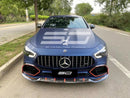 SD Carbon B Style Pre-preg Carbon Fiber Front Lip Splitter for Mercedes Benz AMG GT50 GT53 4 Door X290 2019-ON-6