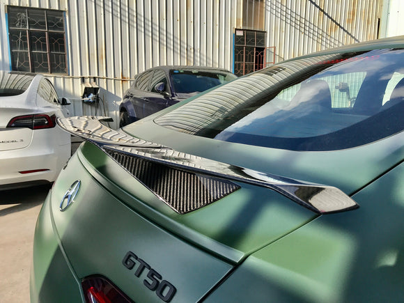 SD Carbon B Style Pre-preg Carbon Fiber Rear Spoiler Wing for Mercedes Benz AMG GT50 GT53 GT63 GT63S 4 Door X290 2019-ON