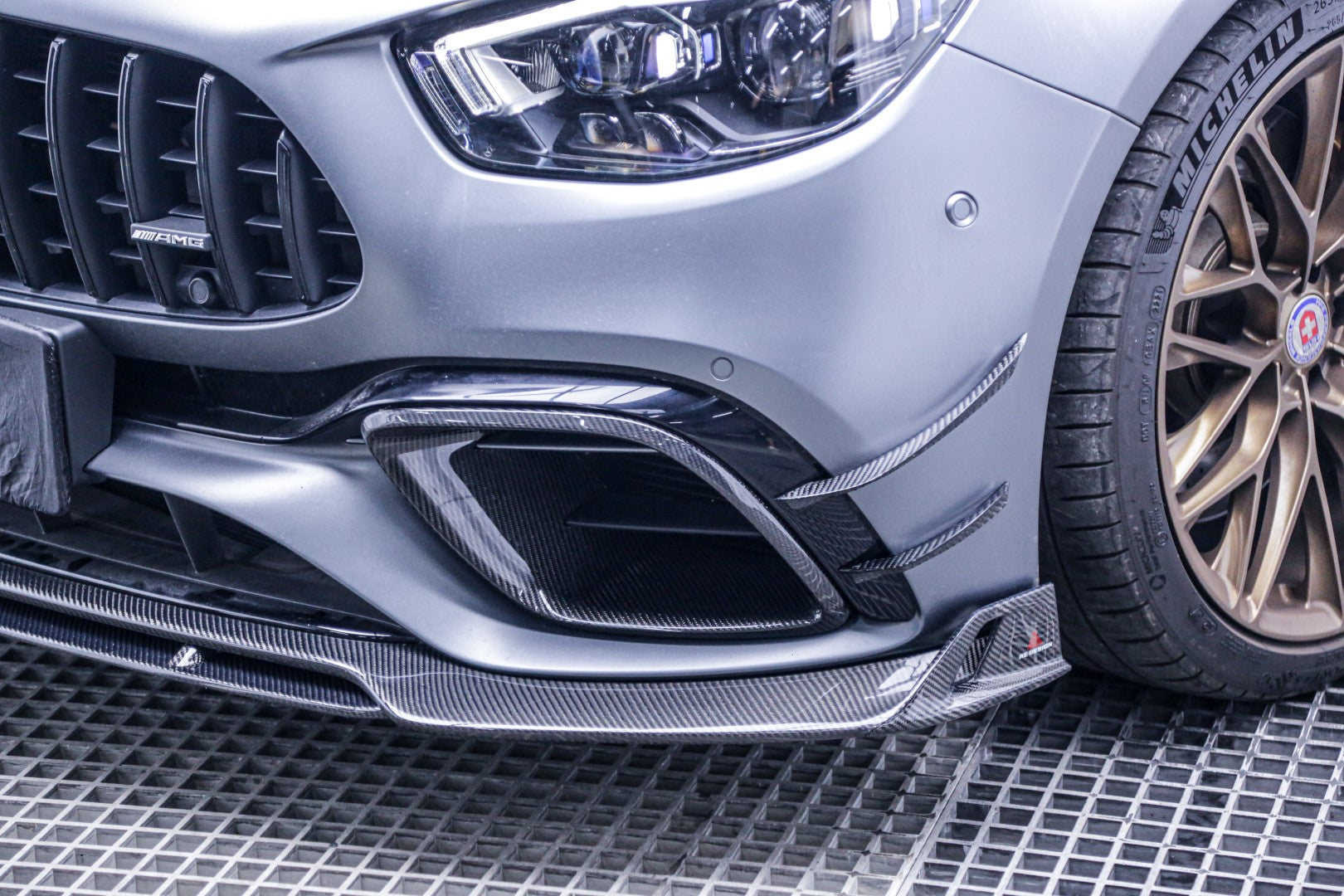 Armorextend AE Design Carbon Fiber Front Lip Splitter for Mercedes Benz W213 E63 2021-ON