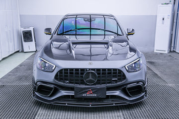Armorextend AE Design Carbon Fiber Front Bumper Canards for Mercedes Benz W213 E63 2021-ON - 0