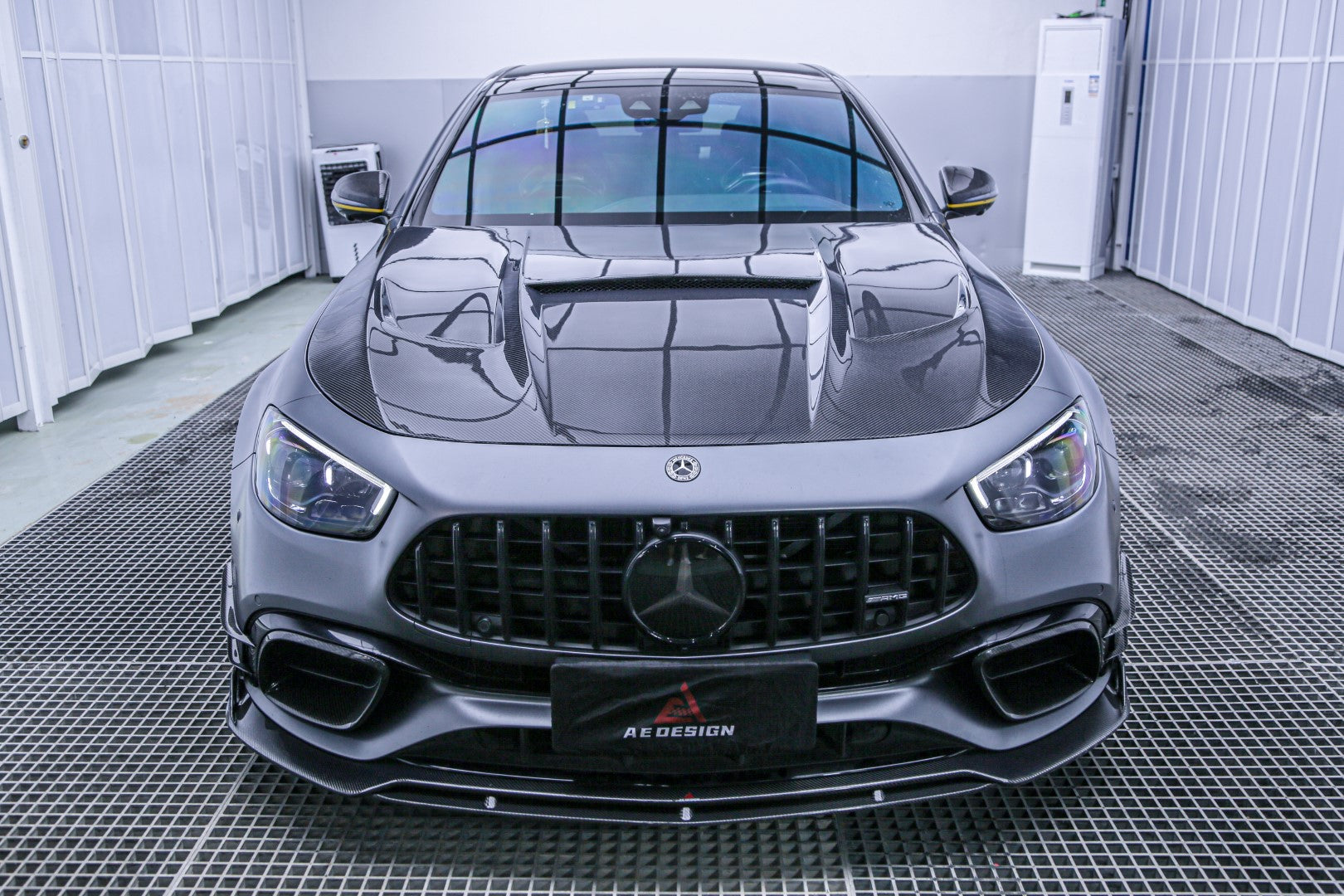 Armorextend AE Design Carbon Fiber Front Lip Splitter for Mercedes Benz W213 E63 2021-ON