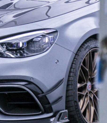 Armorextend AE Design Carbon Fiber Front Bumper Canards for Mercedes Benz W213 E63 2021-ON