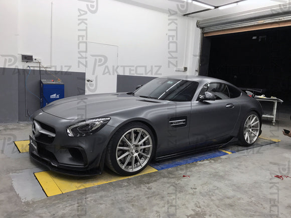 Paktechz Carbon Fiber Front Lip Ver.1 for Mercedes benz AMG GT/GTS C190 2015-2017