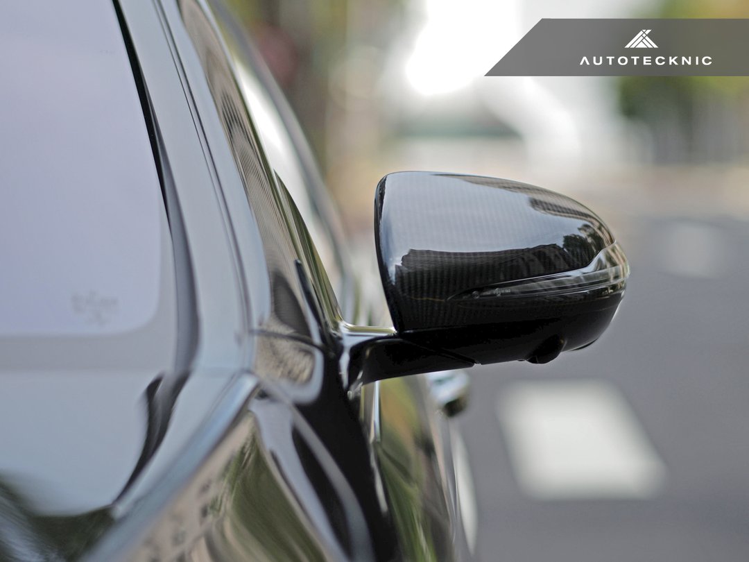 AUTOTECKNIC REPLACEMENT VERSION II DRY CARBON MIRROR COVERS - MERCEDES-BENZ W205 C-CLASS
