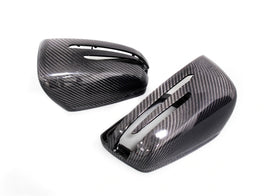 Aero Republic Carbon Fiber Mirror Cover Replacement For Mercedes Benz W204 W211 W207 W221 C117 W218 W216 X204 - 0