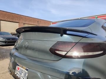 Aero Republic 2015-2021 Carbon Fiber Rear Spoiler RT Style for Mercedes Benz W205 C300 C43 C63 C63s AMG Coupe 2 Door Sedan 4 Door