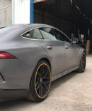 SD Carbon B Style Pre-preg Carbon Fiber Side Skirts Overlay for Mercedes Benz AMG GT50 GT53 4 Door X290 2019-ON-1