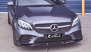 Aero Republic Carbon Fiber Front Lip for Mercedes Benz W205 C300 with Sport Package 2019-ON-1