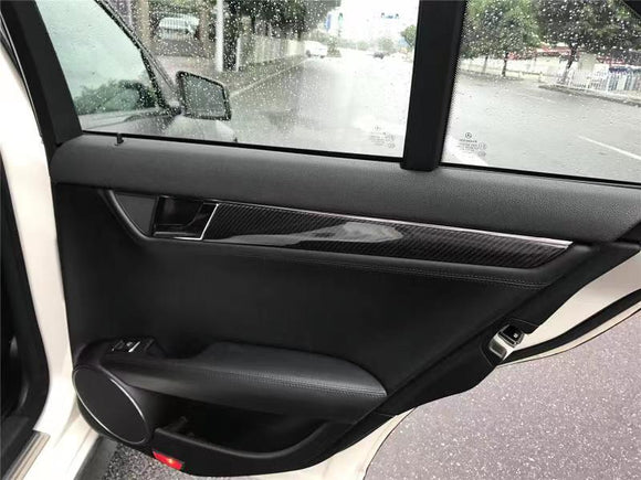 Aero Republic Mercedes Benz W204 C63 Carbon Fiber Interior Trim Set Stick On / Replacement