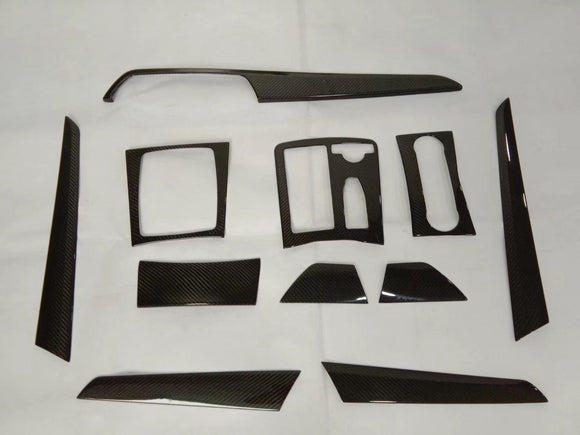 Aero Republic Mercedes Benz W204 C63 Carbon Fiber Interior Trim Set Stick On / Replacement