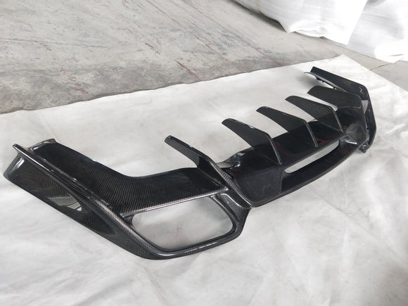 Aero Republic Carbon Fiber PD Style Rear Diffuser for Mercedes Benz C190 AMG GT GTS 2015-ON