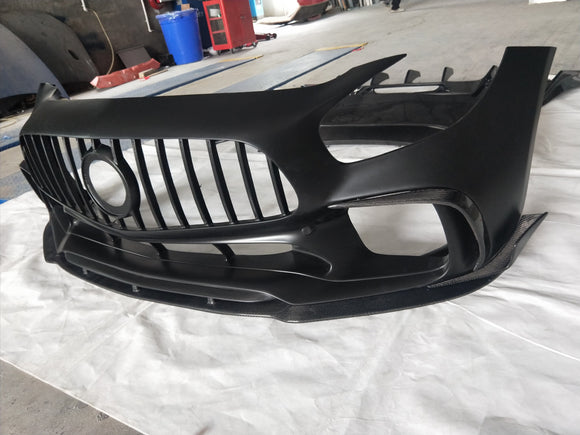 Aero Republic PD Style Carbon Fiber Front Bumper & Lip & Canards for Mercedes Benz C190 AMG GT GTS Pre-facelift 2015-2017