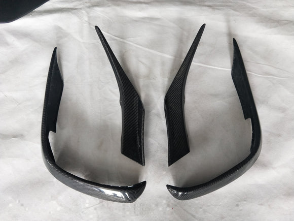 Aero Republic PD Style Carbon Fiber Front Bumper & Lip & Canards for Mercedes Benz C190 AMG GT GTS Pre-facelift 2015-2017