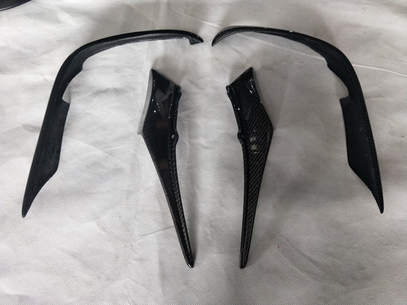 Aero Republic PD Style Carbon Fiber Front Bumper & Lip & Canards for Mercedes Benz C190 AMG GT GTS Pre-facelift 2015-2017