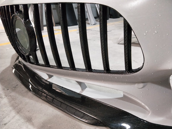 Aero Republic PD Style Carbon Fiber Front Bumper & Lip & Canards for Mercedes Benz C190 AMG GT GTS Pre-facelift 2015-2017