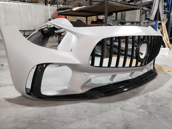 Aero Republic PD Style Carbon Fiber Front Bumper & Lip & Canards for Mercedes Benz C190 AMG GT GTS Pre-facelift 2015-2017