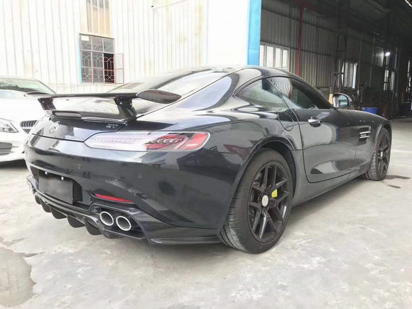 Aero Republic Carbon Fiber PD Style Rear Diffuser for Mercedes Benz C190 AMG GT GTS 2015-ON