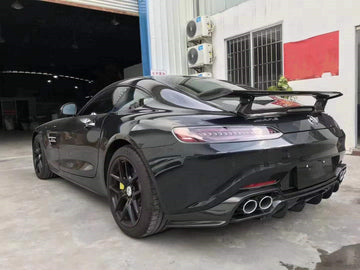 Aero Republic Carbon Fiber PD Style Rear Diffuser for Mercedes Benz C190 AMG GT GTS 2015-ON