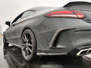 Aero Republic Carbon Fiber Rear Bumper Canards Valences Trim For W205 C300 C43 C63 AMG Coupe Sedan 2 Door 4 Door 2015-ON-5