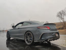Aero Republic Carbon Fiber Rear Bumper Canards Valences Trim For W205 C300 C43 C63 AMG Coupe Sedan 2 Door 4 Door 2015-ON-13