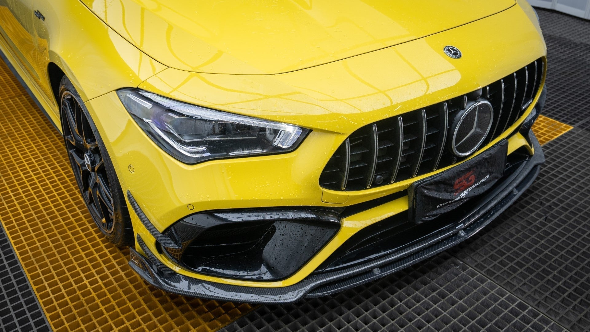 ArmorExtend AE Design Carbon Fiber Front Bumper Canards For CLA C118 CLA45 CLA45S 2020-ON