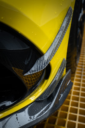 ArmorExtend AE Design Carbon Fiber Front Bumper Canards For CLA C118 CLA45 CLA45S 2020-ON