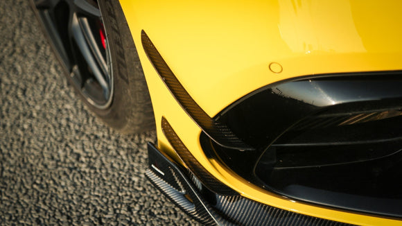 ArmorExtend AE Design Carbon Fiber Front Bumper Canards For CLA C118 CLA45 CLA45S 2020-ON