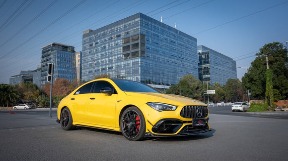 ArmorExtend AE Design Carbon Fiber Front Bumper Canards For CLA C118 CLA45 CLA45S 2020-ON